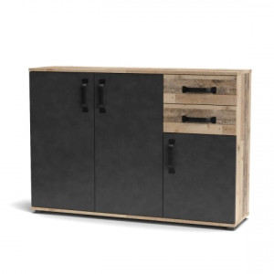 Комод Mosso MO4 1200х830х320мм ДСП 16мм Олд стайл світлий/Матера