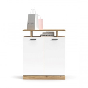 Комод Dores GD2 850х1010х400мм Дуб крафт золотий/Білий