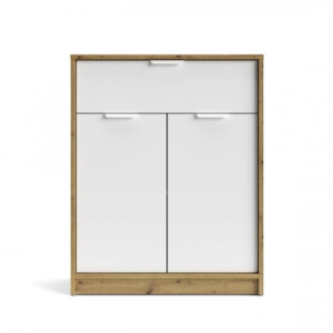 Комод Canyon CN4 710х883х354мм ДСП 16мм Дуб артізан/Білий