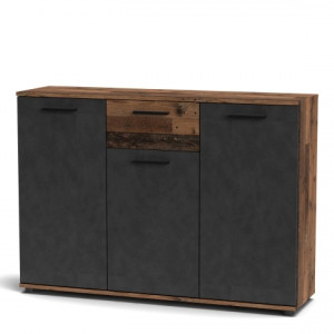 Комод Berno BE3 1202х853х325мм ДСП 16мм Олд стайл темний/Матера