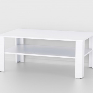 Журнальний стіл S-2 ДСП 16 мм 1000х600х420 мм Білий