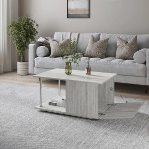 Журнальний стіл S-8 ДСП 16 мм 900х590х426 мм Бетон Журнальний стіл S-8 ДСП 16 мм 900х590х426 мм Бетон