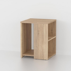 Журнальний стіл S-9 ДСП 16 мм 398х398х513 мм Дуб Сонома