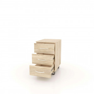 Тумба офісна TM2 345x450x600 мм Дуб сонома Тумба офісна TM2 345x450x600 мм Дуб сонома