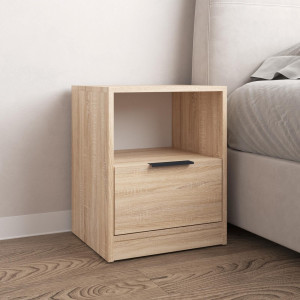 Тумба приліжкова M-31 в спальню з висувною шухлядою ДСП 402x350x498 мм Дуб сонома Тумба приліжкова M-31 в спальню з висувною шухлядою ДСП 402x350x498 мм Дуб сонома