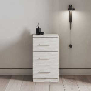 Тумба приліжкова на 3 шухляди Elvin 378x352x659 мм Бетон