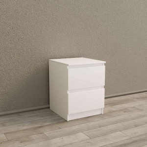 Тумба приліжкова TF2 400х450х550 мм ДСП Білий Тумба приліжкова TF2 400х450х550 мм ДСП Білий