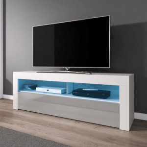 Тумба Mex MX160 1600х330х500мм ДСП 16мм білий/сірий Тумба Mex MX160 1600х330х500мм ДСП 16мм білий/сірий