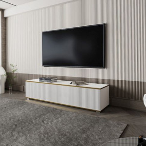 Тумба під телевізор Infinity IF160 ЛДСП/MDF 1608x370x402 мм Білий Тумба під телевізор Infinity IF160 ЛДСП/MDF 1608x370x402 мм Білий