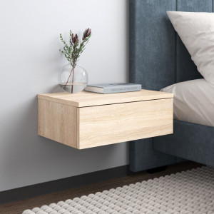 Тумба приліжкова навісна M-34 452x159х300 мм Дуб сонома