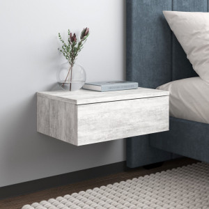 Тумба приліжкова навісна M-34 452x159х300 мм Бетон