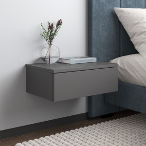 Тумба приліжкова навісна M-34 452x159х300 мм Антрацит