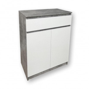 Тумба Holi ДСП 700х370х1000 мм Бетон/Білий Тумба Holi ДСП 700х370х1000 мм Бетон/Білий