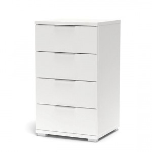 Комод Fumo FM8 4Ш 460x790х460 мм білий платиновий