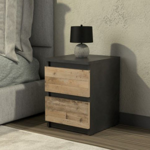 Тумба приліжкова CDF M2 300x400х320 мм матера/олд стайл світлий Тумба приліжкова CDF M2 300x400х320 мм матера/олд стайл світлий