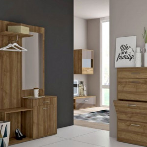 Тумба під взуття San Rio SR3 700x1280х280 мм горіх селект