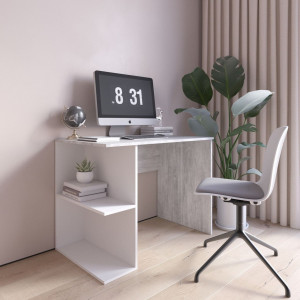 Письмовий стіл  D-7 1000x755x600 Бетон-Білий Письмовий стіл  D-7 1000x755x600 Бетон-Білий