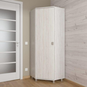 Шафа кутова зі штангою та полицями Id27-1464 700х700х1930 мм Дуб Глазго