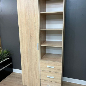 Шафа Milan 1ДВ3Ш 900х470х2000 Дуб сонома