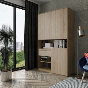Шафа для книг та документів RS/1 фурнітура Blum 1242х500х2100 мм Дуб аппалачі/Дуб сонома  Шафа для книг та документів RS/1 фурнітура Blum 1242х500х2100 мм Дуб аппалачі/Дуб сонома
