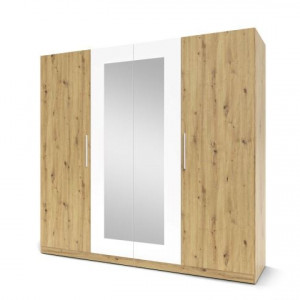 Шафа гардеробна Ersa 4 1500x600x2160 дуб артізан/білий