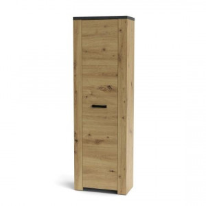 Follow FW127 Шафа гардеробна 621x350x1850 матера/дуб артізан