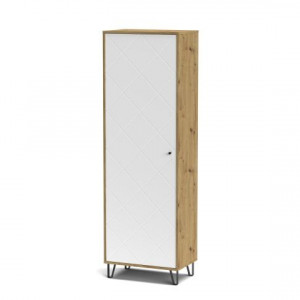 Bollo BO17 Шафа гардеробна 634x400x1949 дуб артізан/білий матовий