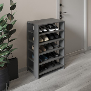 Тумба для взуття, взуттєва полиця M-36 600x344x900 Антрацит Тумба для взуття, взуттєва полиця M-36 600x344x900 Антрацит