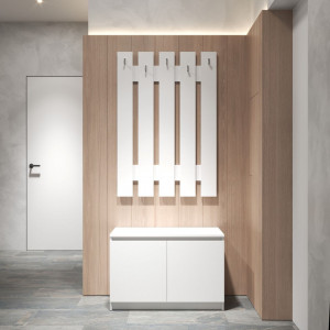 Передпокій, комплект у передпокій №3 R20+D5 802x400x1950 Білий Передпокій, комплект у передпокій №3 R20+D5 802x400x1950 Білий