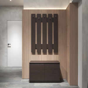 Передпокій, комплект у передпокій №3 R20+D5 802x400x1950 Венге Темний Передпокій, комплект у передпокій №3 R20+D5 802x400x1950 Венге Темний