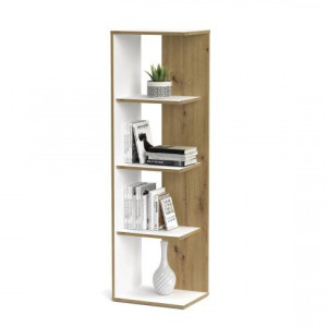 Paco PC6_2 Стелаж високий 400x350x1400 білий/дуб артізан Paco PC6_2 Стелаж високий 400x350x1400 білий/дуб артізан