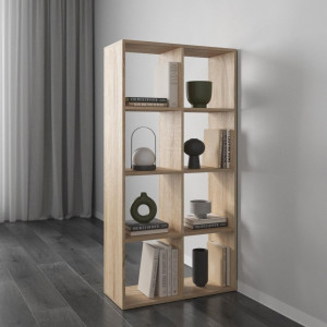 Полка для книг, стелаж для дому на 8 комірок M-10 720x290x1430 Дуб Сонома Полка для книг, стелаж для дому на 8 комірок M-10 720x290x1430 Дуб Сонома