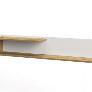 Полиця навісна Bollo BO15 1230x216x238 дуб артізан/білий Полиця навісна Bollo BO15 1230x216x238 дуб артізан/білий