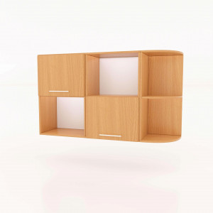 Полиця настінна P4 1200x300x700 Бук Полиця настінна P4 1200x300x700 Бук