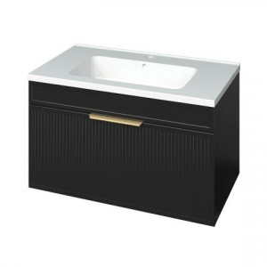 Тумба підвісна Адель 80 800x480x480 Чорний Тумба підвісна Адель 80 800x480x480 Чорний