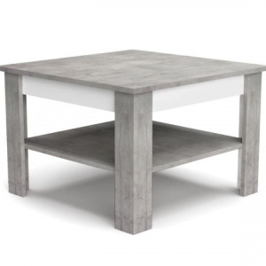 Столик журнальний Note NT1 670x670x460 вудкон/білий