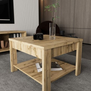 Столик журнальний KENT KT1 670x670x450 дуб вотан