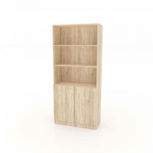 Шафа книжкова ST2 800х350х1800 мм ДСП Дуб сонома Шафа книжкова ST2 800х350х1800 мм ДСП Дуб сонома