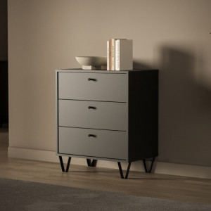 Комод Aldo AL2 636х752х400 ДСП 16мм Базальт