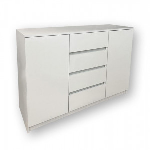 Комод Avrora ДСП 1154х370х850 мм Білий