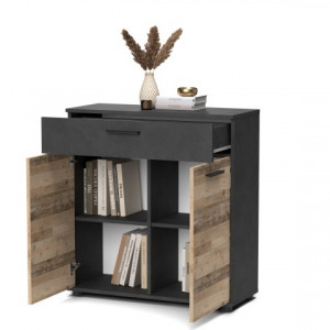 Комод Berno BE2 802х853х325мм ДСП 16мм Олд стайл світлий/Матера