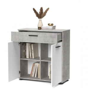 Комод Berno BE2 802х853х325мм ДСП 16мм Вудкон/Білий