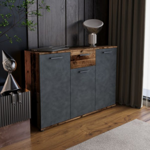 Комод Berno BE3 1202х853х325мм ДСП 16мм Олд стайл темний/Матера