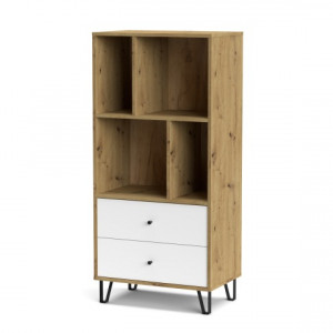 Комод Bollo BO7 634х1352х400мм ДСП 16мм Дуб артізан/Білий