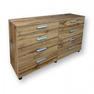 Комод Гармонія 8 шухляд ДСП 1240х360х800 мм Дуб Аппалачі