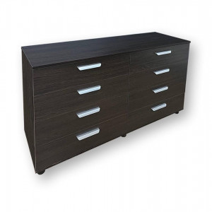 Комод Гармонія 8 шухляд ДСП 1240х360х800 мм Венге Магія
