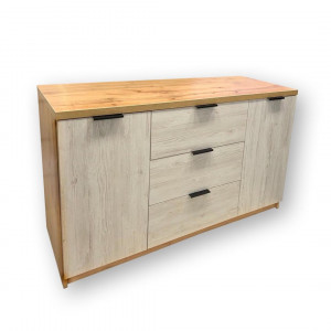 Комод Komfort 3+2 ДСП 1300х450х850 мм Дуб Тахо/Аляска (10103313) Комод Komfort 3+2 ДСП 1300х450х850 мм Дуб Тахо/Аляска (10103313)