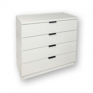 Комод Komfort 4 шухляди ДСП 900х440х870 мм Білий (10103763) Комод Komfort 4 шухляди ДСП 900х440х870 мм Білий (10103763)