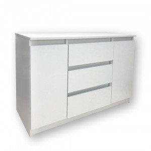 Комод Kvatro 3+2 ДСП 1100х400х750 мм Білий (10083051) Комод Kvatro 3+2 ДСП 1100х400х750 мм Білий (10083051)