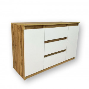 Комод Kvatro 3+2 ДСП 1100х400х750 мм Дуб Аппалачі/Білий (10083057)